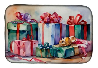 Christmas Gifts Dish Drying Mat Absorbent Dish Drying Mat Pad for Kitchen Counter Dish Drainer Mat for Countertop, 14 x 21", Multicolor (Default: Default)